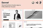 Dannel - Agency Portfolio Template, a HTML Template by UniStudio (Thumbnail 1 of 6)