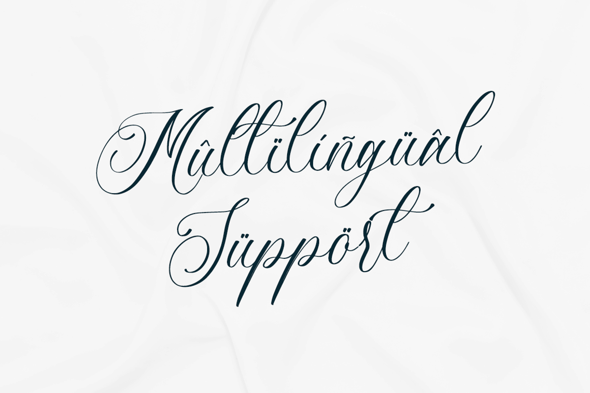 Luxuryone Calligraphy, a Script Font by RockboyStd (Photo 11 of 12)