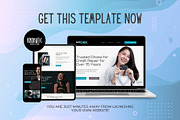 Credit Repair Canva Website Template, a Landing Page Template by Kromatic Design Studio (Thumbnail 8 of 10)