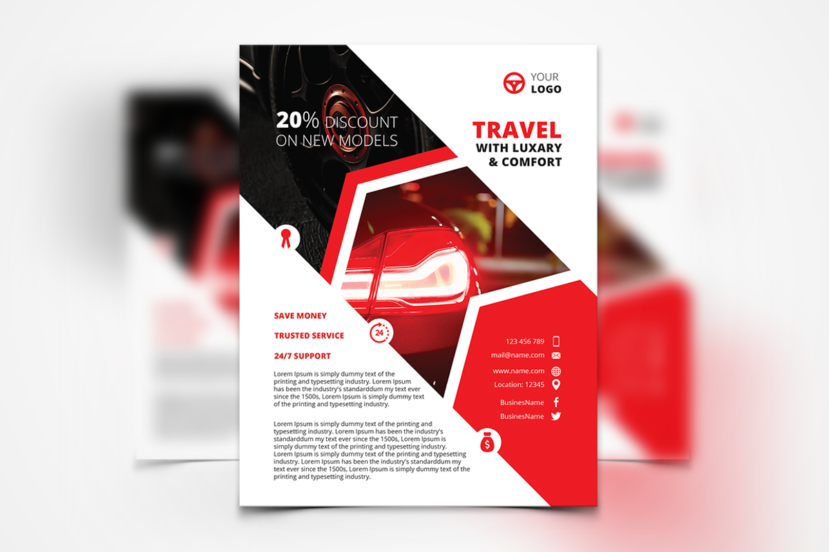 TOP 100 PREMIUM Flyers Templates, a Flyer Template by UNIK Agency (Photo 11 of 82)