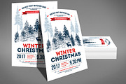 Minimal Christmas Winter Flyer, a Flyer Template by graphicforest (Thumbnail 2 of 4)
