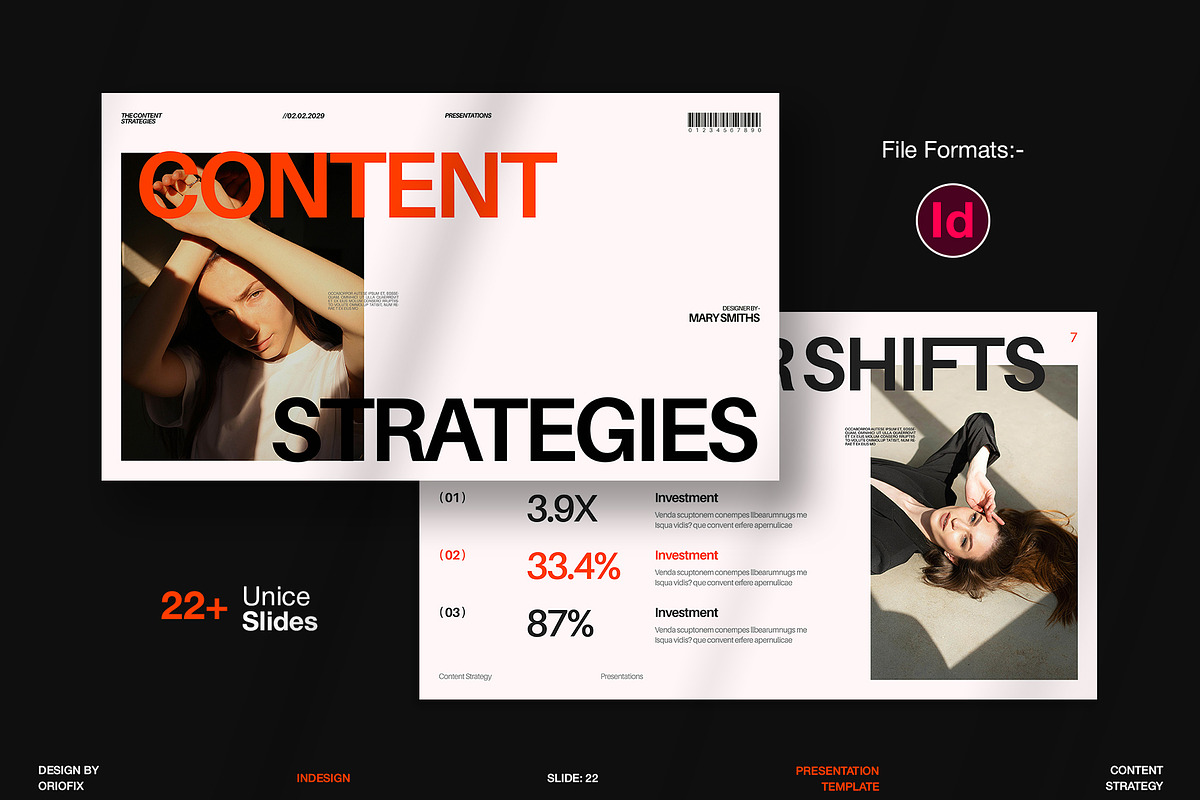 Content Strategy Presentation, a Presentation Template by Oriofix (Photo 1 of 10)