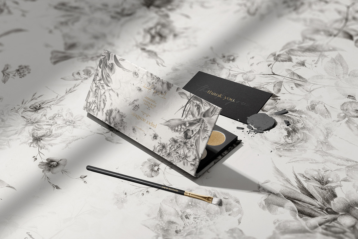 Toile Black and White Floral Pattern, a Pattern Graphic by paper aesthetic (Photo 2 of 10)