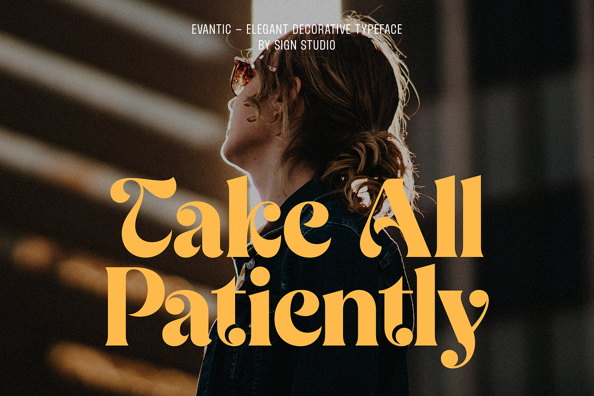 Evantic - Classic Bold Typeface, a Serif Font by Sign Studio (Photo 7 of 14)
