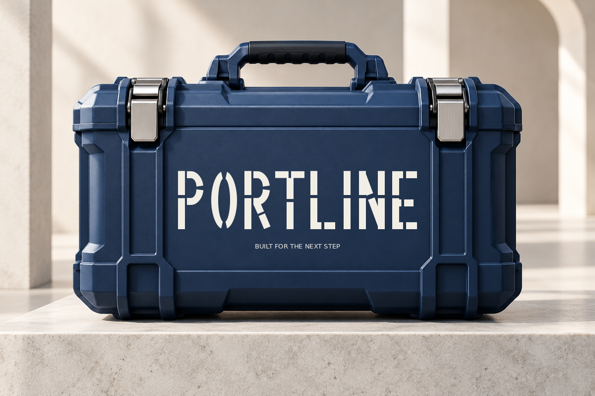 Portline — Condensed Stencil Font, a Sans Serif Font by Colorsfav (Photo 2 of 10)