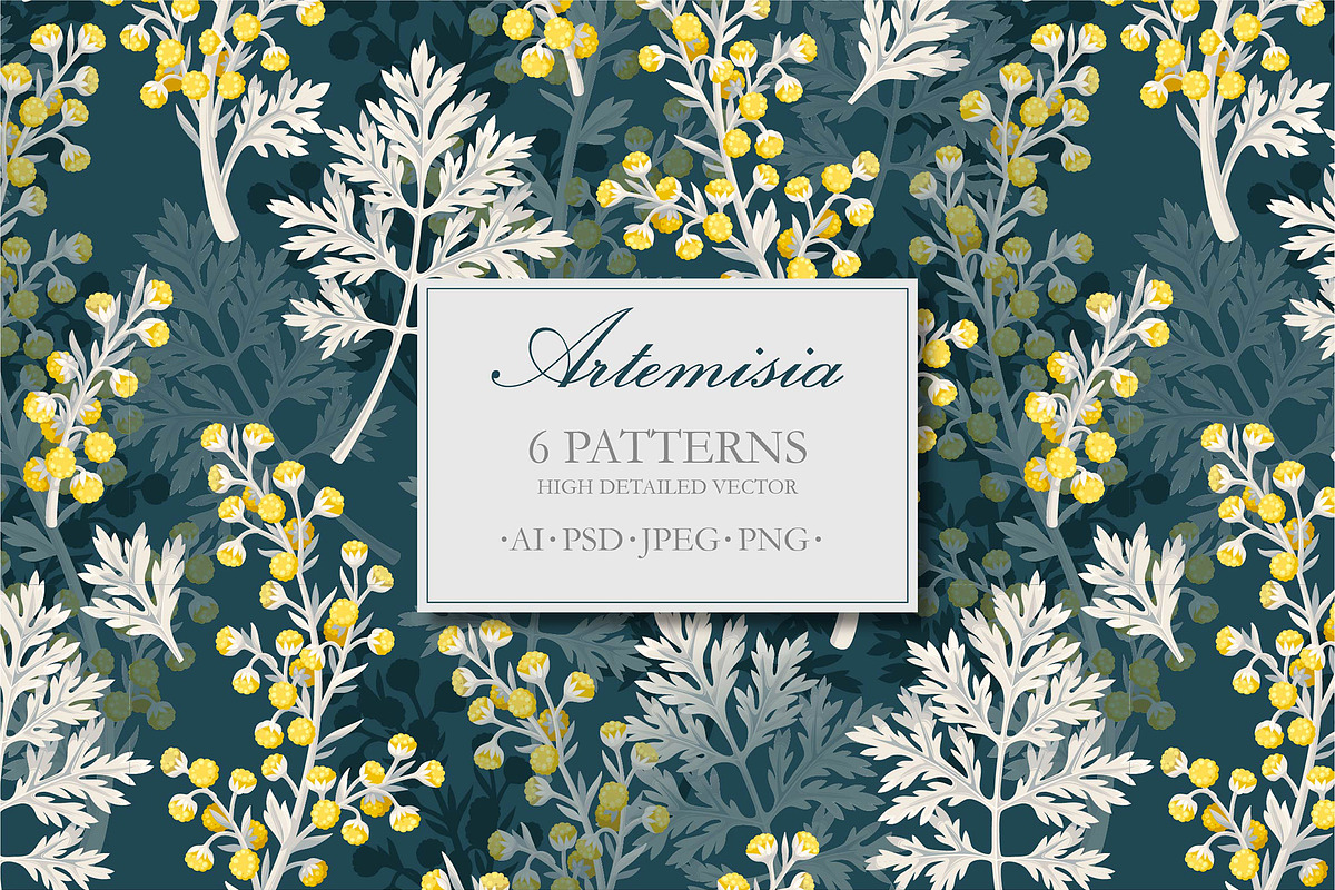 Artemisia Patterns, a Pattern Graphic by GreyLilac (Photo 1 of 11)
