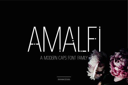 AMALFI - A Modern Font Family