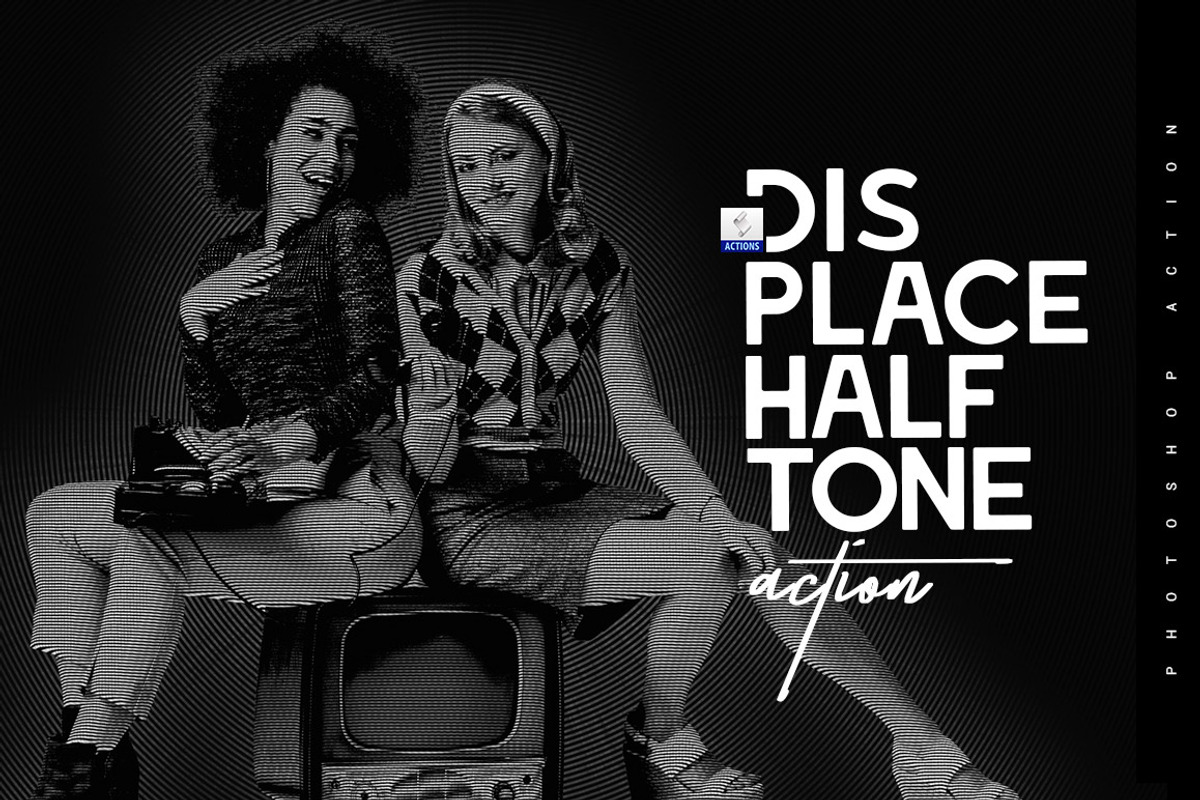 Displace Halftone (PS) Action preview 3