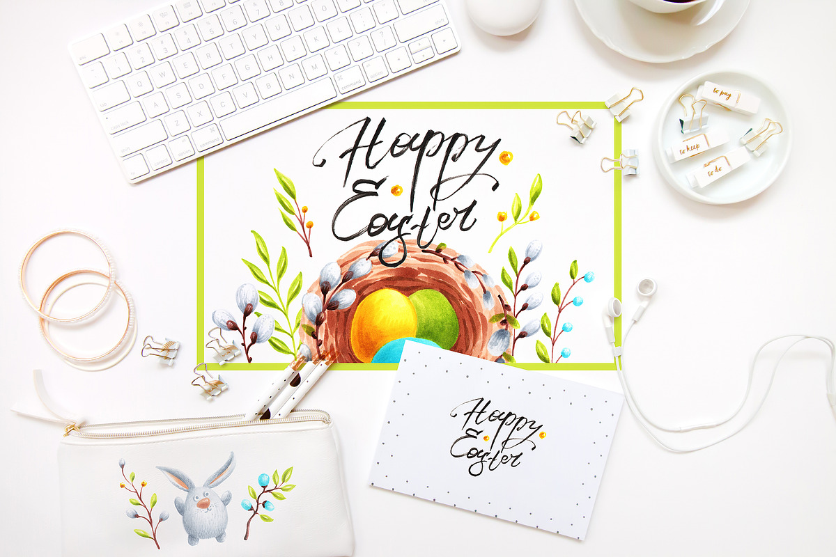 Vector Easter Set, a Work Illustration by Maria Shishcova (Photo 2 of 8)