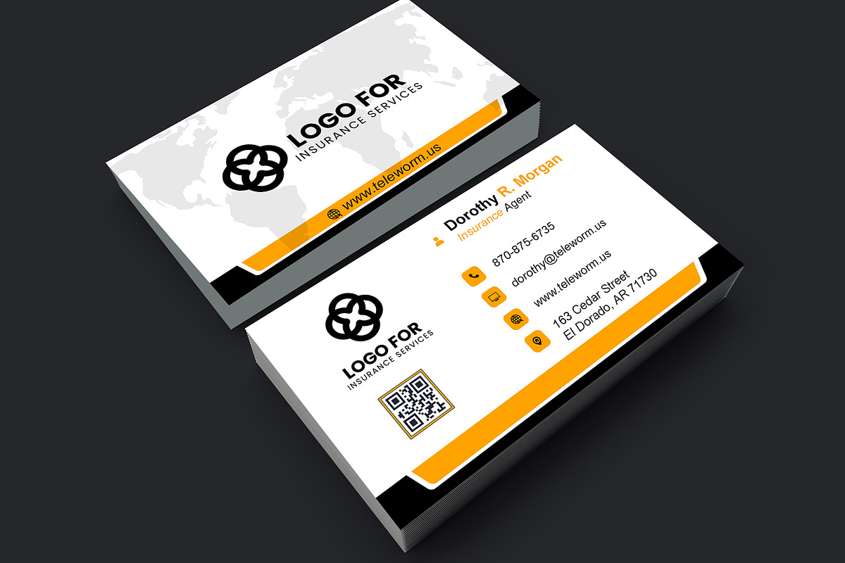 Freelancer PSD Business Card Template preview 4