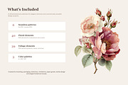 Vintage Garden Patterns and Elements, a Decorative Illustration by Yanakicc (Thumbnail 9 of 12)