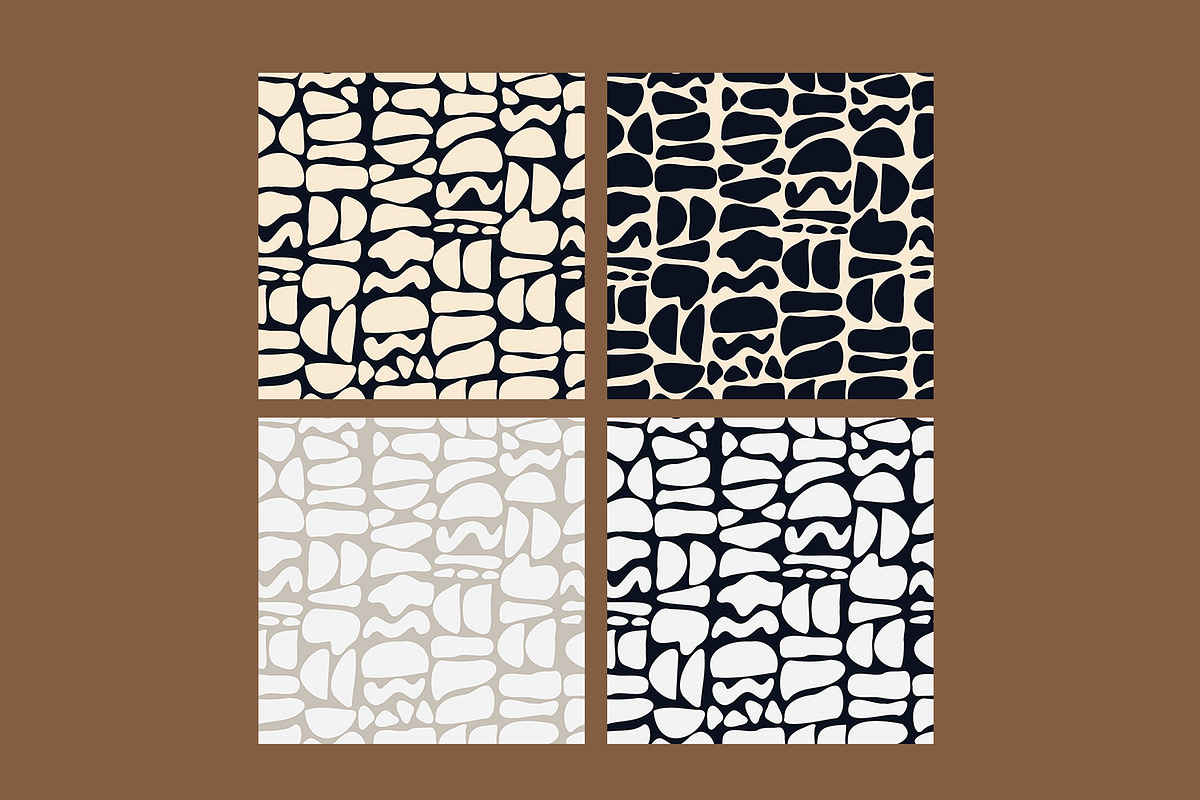 Abstract Stone Shapes, a Pattern Graphic by MalyskaStudio (Photo 4 of 21)