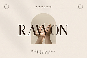 Rawon Luxurious Serif Font