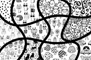 60 Mixed Motifs Procreate Brushes, a Brush Add-On by Heather Green Designs (Thumbnail 3 of 12)