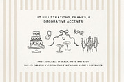 Hand Drawn Wedding Elements, an Illustration by Claire Emery Designs (Thumbnail 2 of 7)
