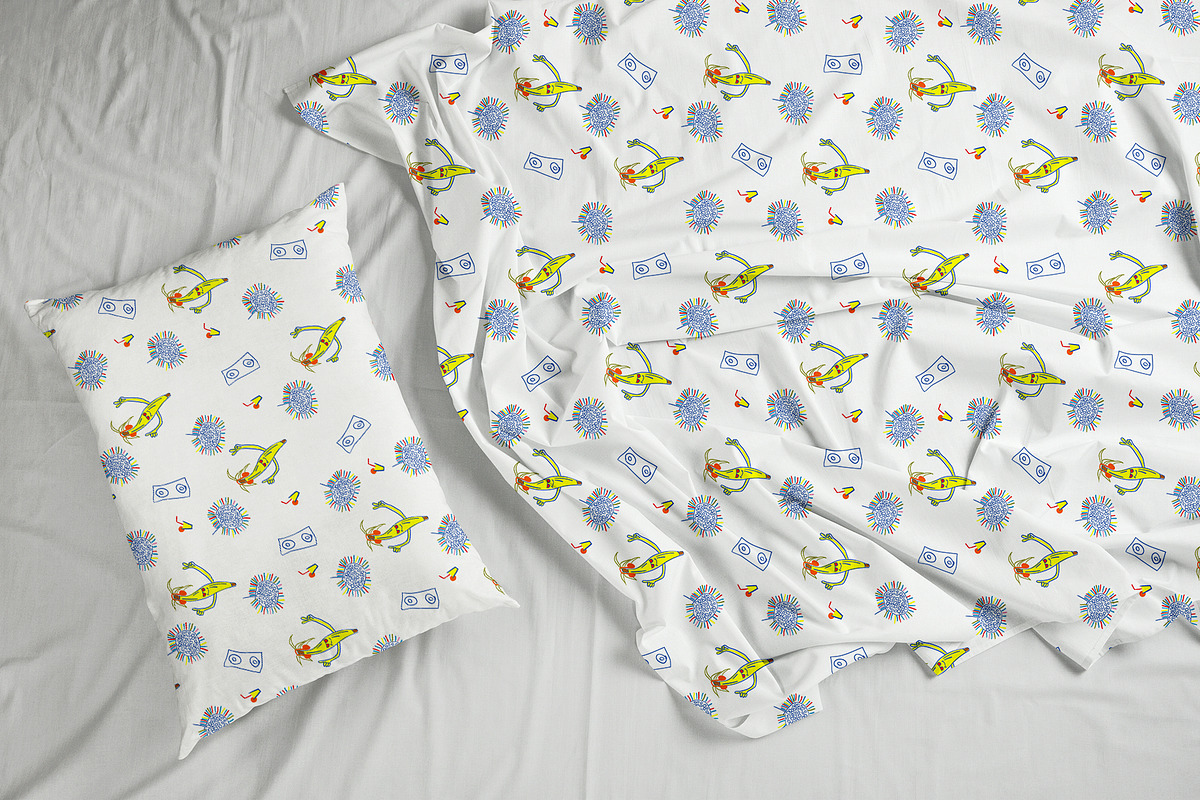Fun Banana Print & Pattern, a Decorative Illustration by Plaid4You (Photo 7 of 9)