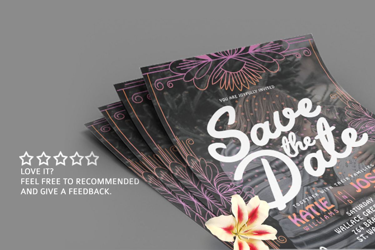 Wedding Invitation, an Invitation Template by Tiaga (Photo 4 of 4)