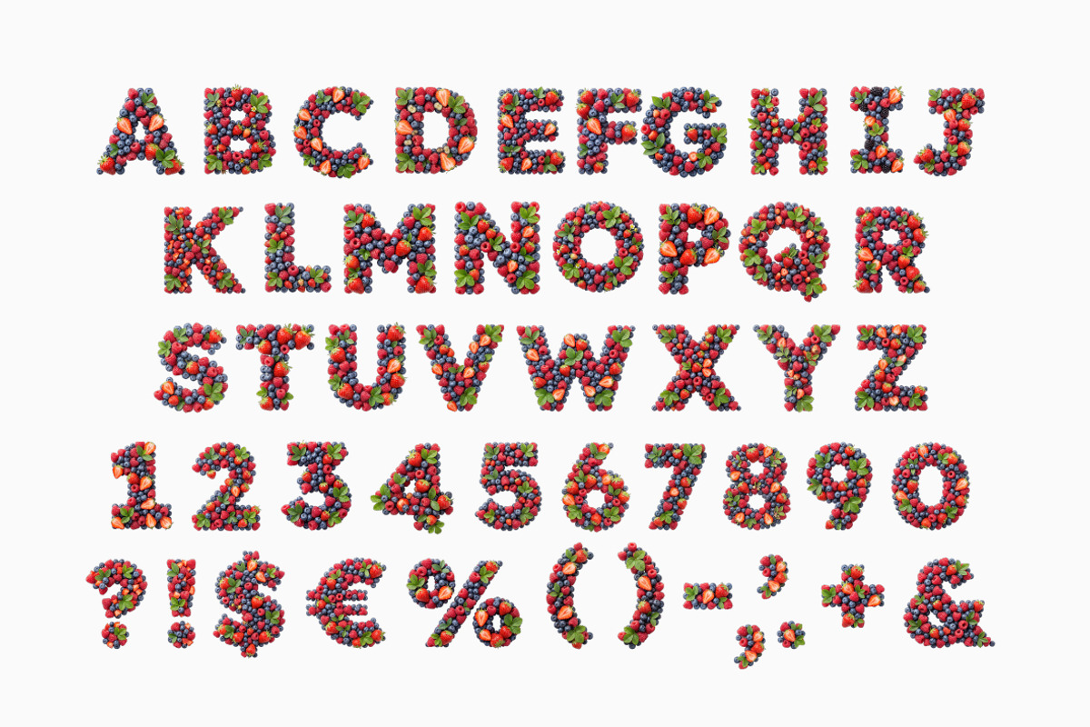 Summer Berries Font, a Sans Serif Font by Handmadefont (Photo 2 of 17)