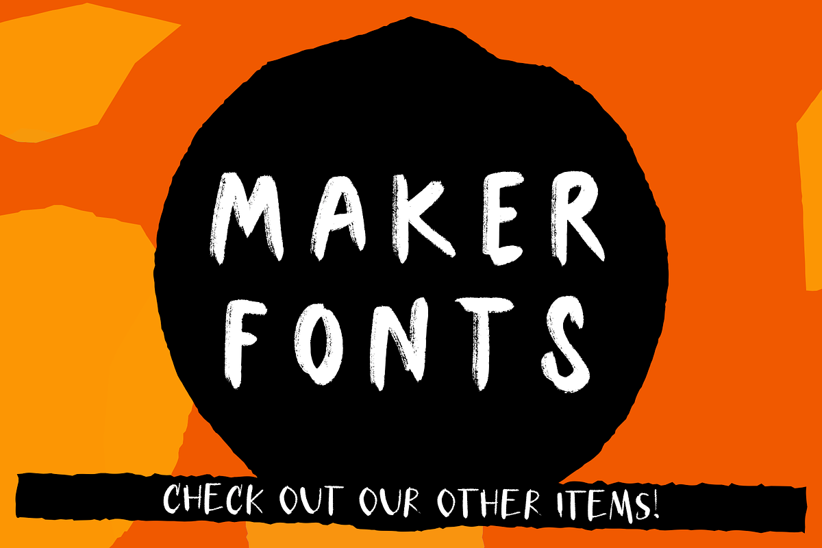 Grouchy Marks Handmade Font, a Handwritten Font by Maker Fonts (Photo 13 of 13)