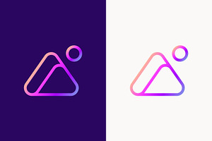 Gallery Icon Image Abstract Logo, a Branding & Logo Template by Signatoro