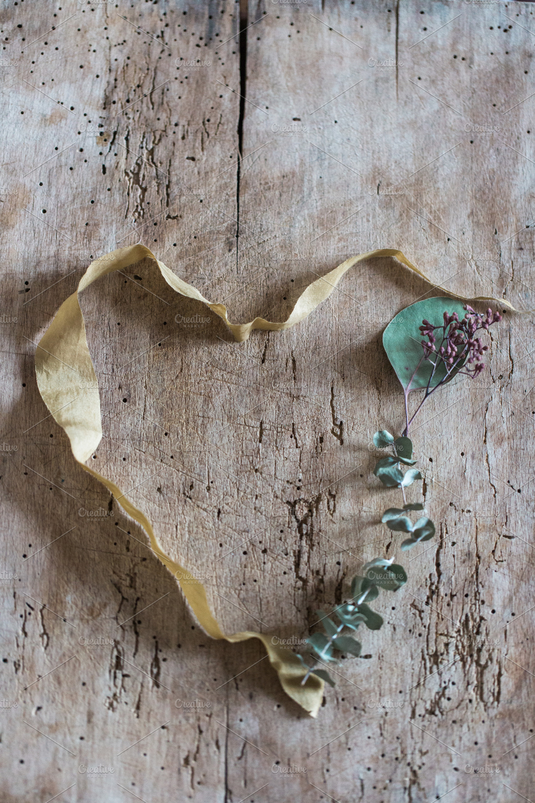 Organic heart - styled stock photo, a Holiday Photo by Nellaino