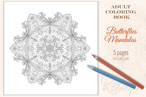 Coloring Pages Butterflies Mandala