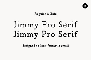 JIMMY Serif Pro - Handwritten Serif