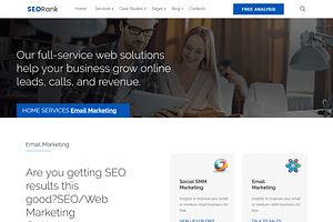 SEORank- SEO, Digital Agency HTML5