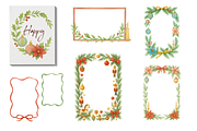 Christmas Watercolor Clip, a Decorative Illustration by Yana_mide (Thumbnail 10 of 18)