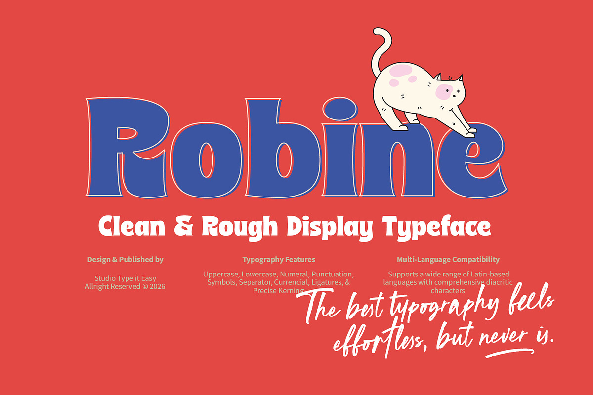 ST Robine - Display Font, a Serif Font by Type it Easy (Photo 2 of 13)