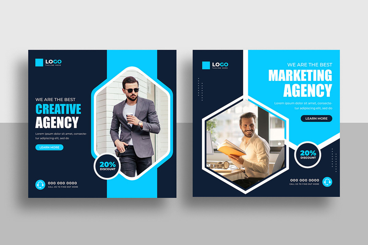 Digital Marketing Social Media Post, a Social Media Template by Designgrove (Photo 1 of 2)