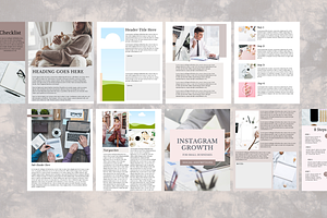 Lead Magnet EBook Template For Canva