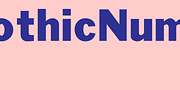 Gothic Number Sixteen, a Sans Serif Font by Wooden Type Fonts (Thumbnail 2 of 5)