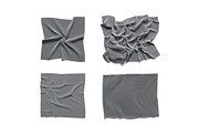 Wrinkled Cotton Textile Set 3D Model, an Object 3D Model by rebrandy (Thumbnail 9 of 9)
