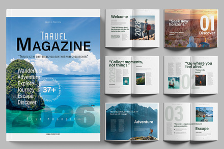 Travel Magazine Design