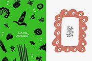 FARMERS MARKET | HAND DRAWN SHAPES, a Food Illustration by Favete Art (Thumbnail 19 of 23)