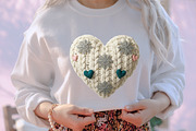 Faux Yarn Valentine Coquette Heart P, an Illustration by designcity5 (Thumbnail 6 of 8)