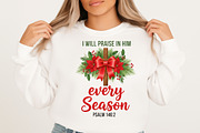Jesus Christmas Cross, Christmas, an Illustration by Designking (Thumbnail 3 of 5)