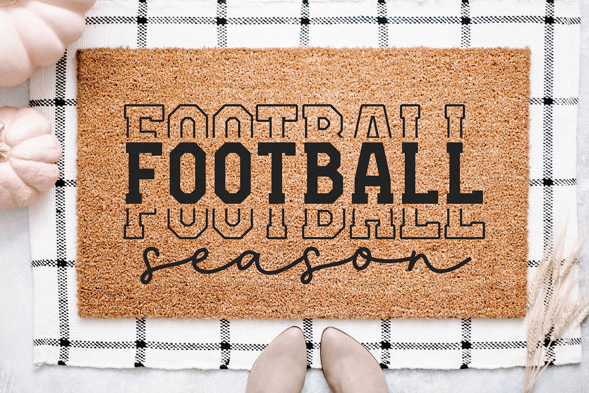 Cheer | Varsity Stacked Font, a Sans Serif Font by KA Designs (Photo 3 of 9)