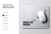 Mouse Pad Mockup Template, a Merchandise Mockup by graphypix (Thumbnail 2 of 4)