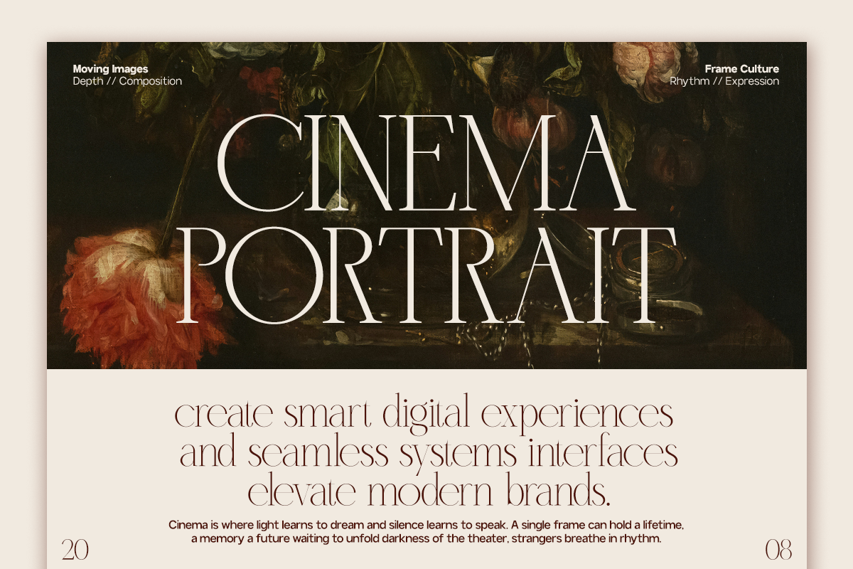 GC Trench Vogue - Chic Elegant Serif, a Serif Font by Glyphonic (Photo 13 of 15)