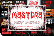 Mystery Font Bundle, a Blackletter Font by Yoga Letter (Thumbnail 1 of 6)