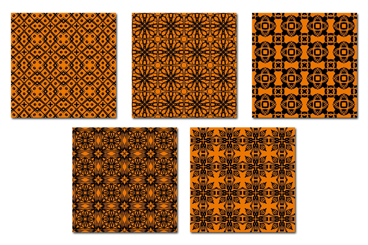 Halloween Seamless Pattern, a Pattern Graphic by tchastudio (Photo 2 of 5)