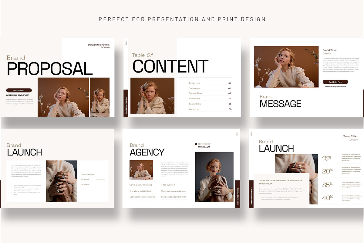 Business Brand Proposal Template, a Magazine Template by TMint Play (Photo 3 of 6)