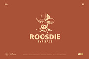 Roosdie Typeface | Vintage Font, a Sans Serif Font by Illousa (Thumbnail 3 of 6)