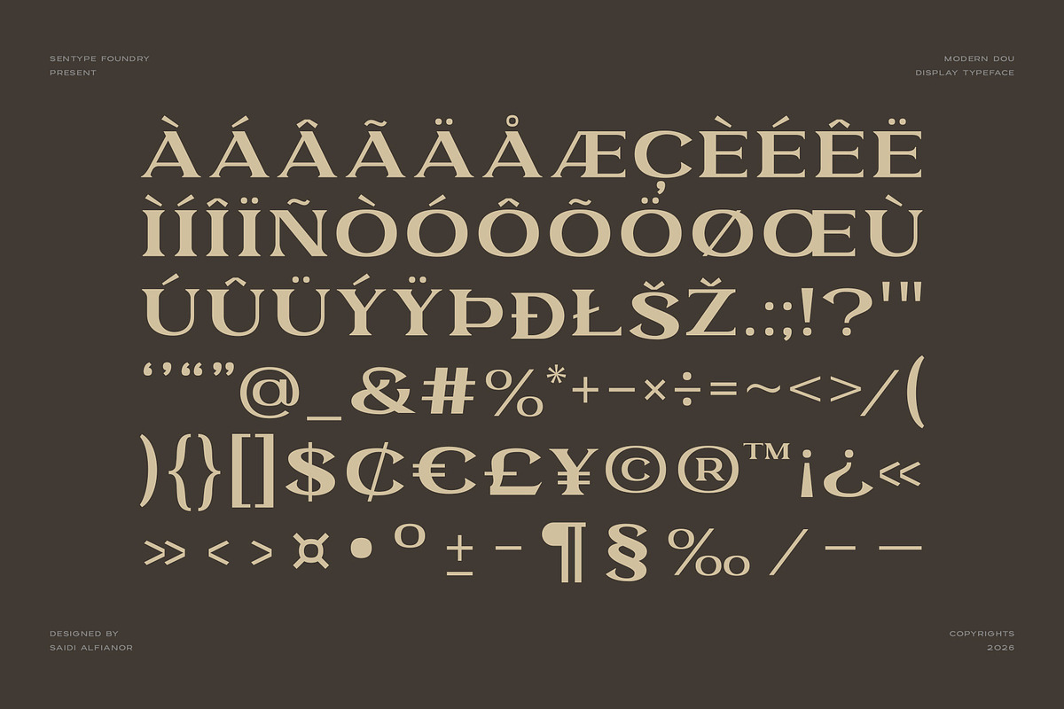 GARLEUX Duo Display Font, a Serif Font by sentype (Photo 6 of 8)
