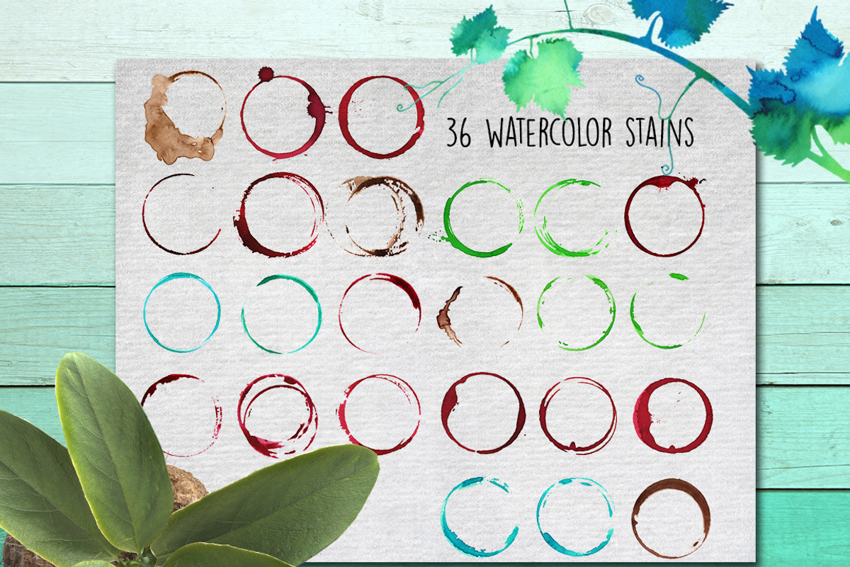 Watercolor LOGO creator kit, an Illustration by Jeanina Vlad (Photo 3 of 5)
