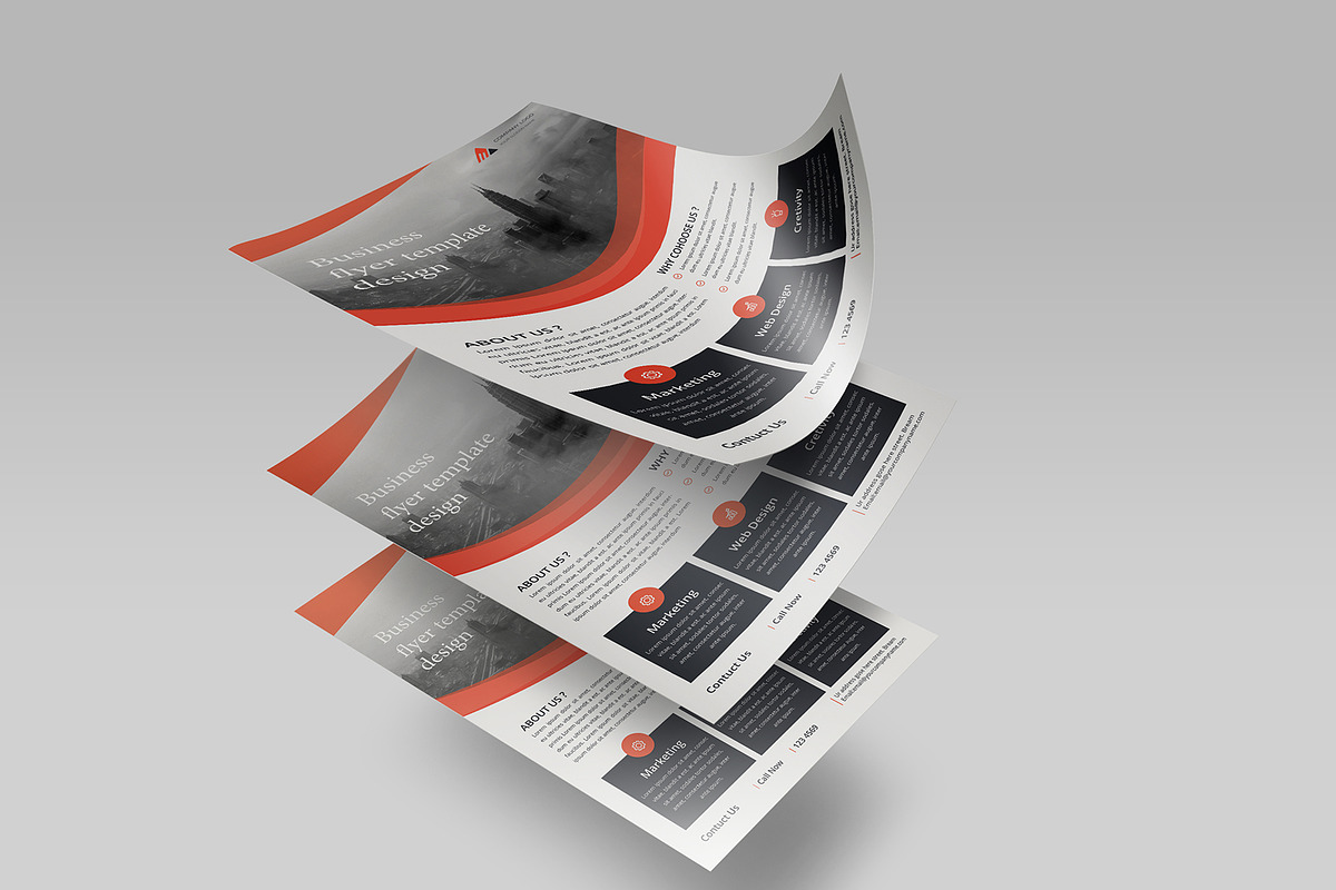 Business Flyer Template Design, a Flyer Template by Mazharul Islam (Photo 3 of 10)