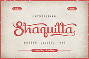 Shaquilla Font, a Script Font by PutraCetol Studio (Thumbnail 1 of 8)