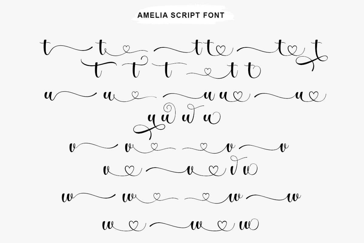 Ameliora - 3 Font, a Script Font by MjStudio31 (Photo 14 of 15)